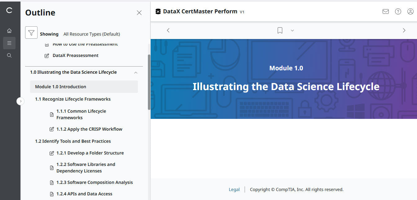 Best Price Guarantee ✅ CompTIA DataX CertMaster Perform (V1)